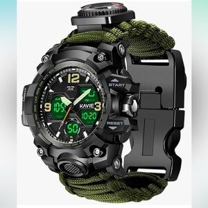 23 in 1 survival watch camo combat apocalypse military shtf great gift father